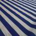 Декоративная ткань Талдо полоса синий