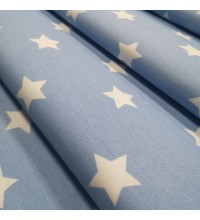 Декоративна тканина Зірки блакитний