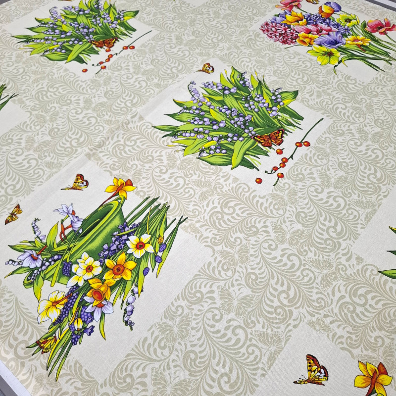 Рушникова тканина рогожка Аромат 459091