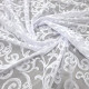 Тюль Гіпюр Ешлі вензель білий 210 см 099431