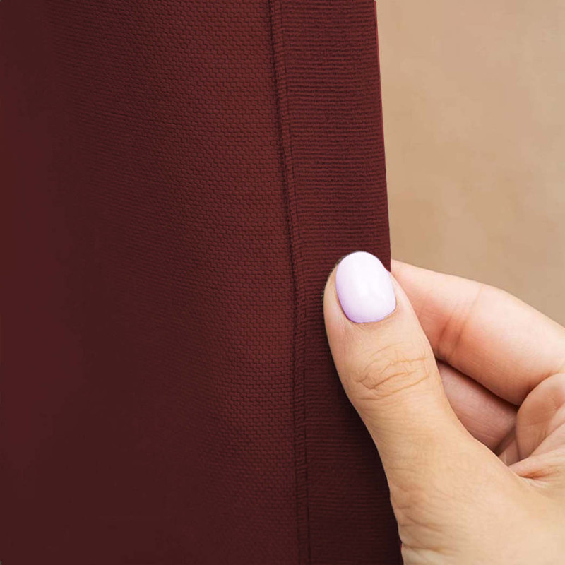 Комплект штор Даймонд бордовий 150*270 см 7913041300