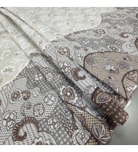 Скатертинна тканина рогожка Пастель