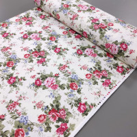 Скатертинна тканина з просоченням Rozy квіти червоний