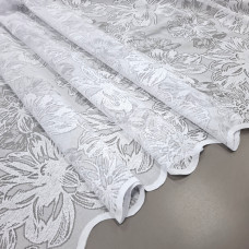 Тюль Гіпюр Ромашки білий 180 см