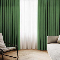 Комплект штор Даймонд зелена оливка 250*270 см