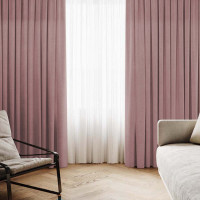 Комплект штор Даймонд рожевий 300*270 см