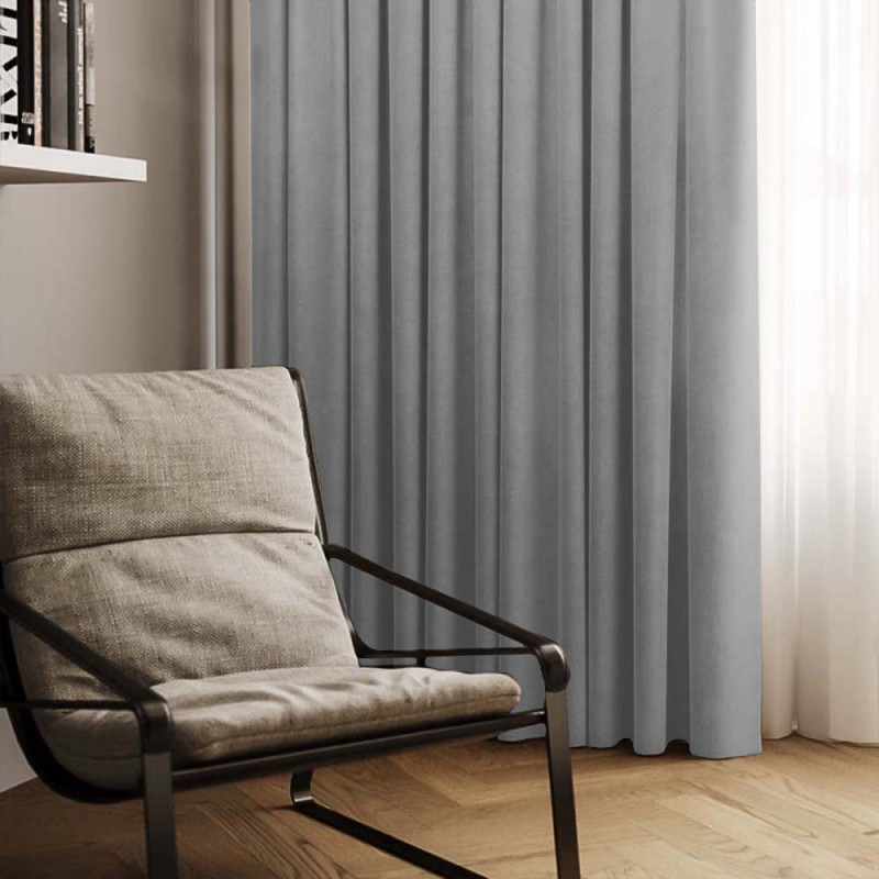 Комплект штор Даймонд сірий 150*270 см 8053041300