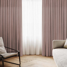 Комплект штор Даймонд пудра 300*270 см