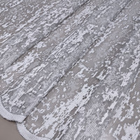 Тюль Гіпюр Мармур темно-сірий 290 см