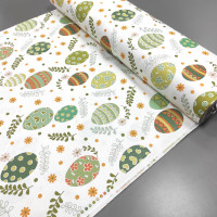  Скатертная ткань с пропиткой Писанка зеленый