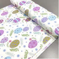 Скатертинна тканина з просоченням Писанка мальва