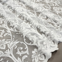 Тюль Гіпюр Грейс-3 білий 120 см