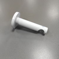 Кронштейн односмуговий профільний 19 мм білий