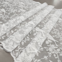 Тюль фиранка Натурель белый 90 см