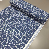 Скатертная ткань с пропиткой Орион синий