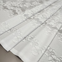 Тюль Гипюр Беатрис цветы белый 250 см