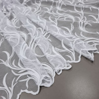Тюль Гипюр Эвика завитки белый 160 см