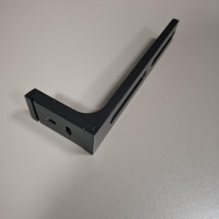 Кронштейн light подвійний 18 см чорний