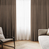 Комплект штор Даймонд кора дуба 300*270 см