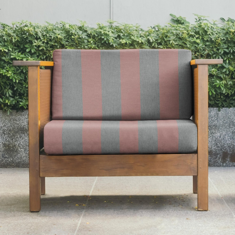 Ткань Дралон BICOLOR (bambi) полоса серо-розовая 160 см 652561