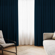 Комплект штор Даймонд синій 300*270 см