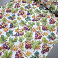 Тканина скатертна з просоченням діджитал Виноград мультиколор