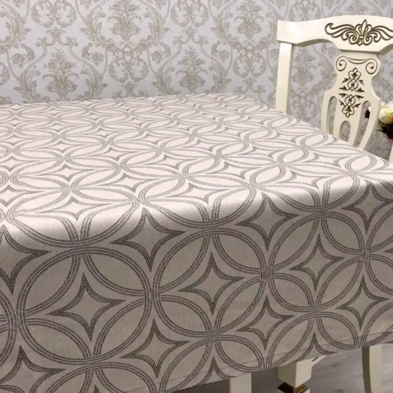 Скатертина з тефлоновим покриттям Оланд бежевий 120*120 см 1201029