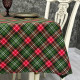 Скатертина з тефлоновим покриттям Шотландка клітинка зелений 120*120 см 1201046