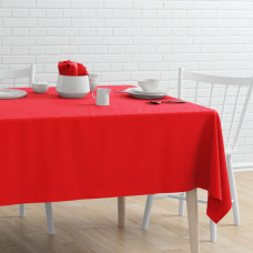 Скатерть с тефлоновым покрытием красный 140*220 см