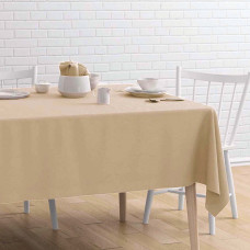 Скатерть с тефлоновым покрытием бежевый 140*220 см