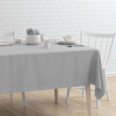 Скатерть с тефлоновым покрытием серый 140*220 см
