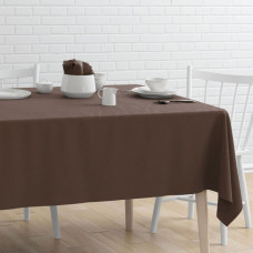 Скатерть с тефлоновым покрытием коричневый 140*220 см