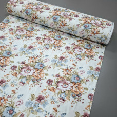 Скатертинна тканина з просоченням Весняні квіти конюшина