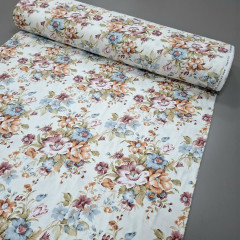 Скатертинна тканина з просоченням Весняні квіти конюшина