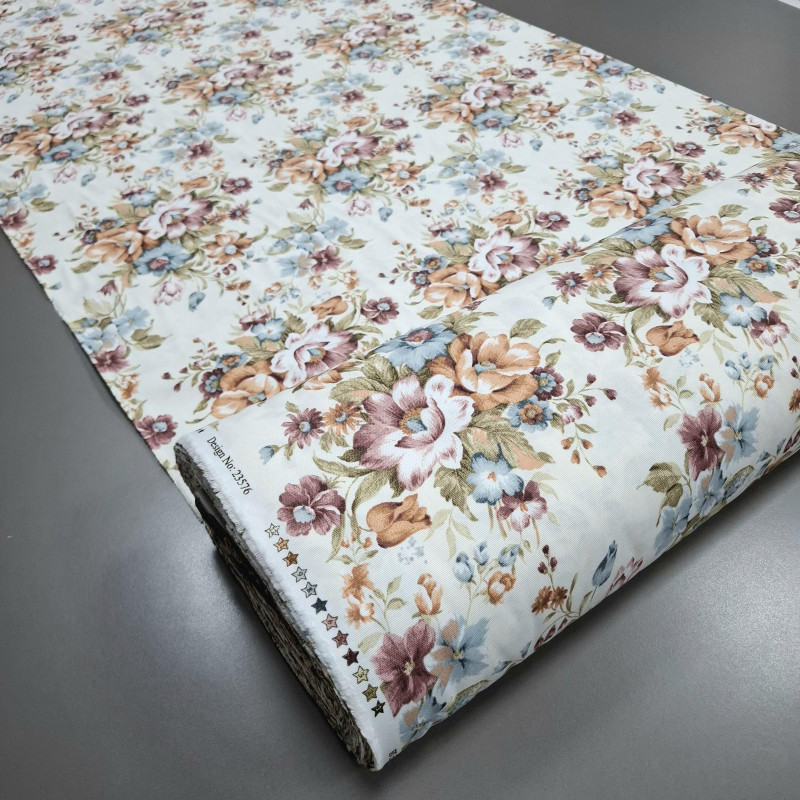 Скатертинна тканина з просоченням Весняні квіти конюшина 235767