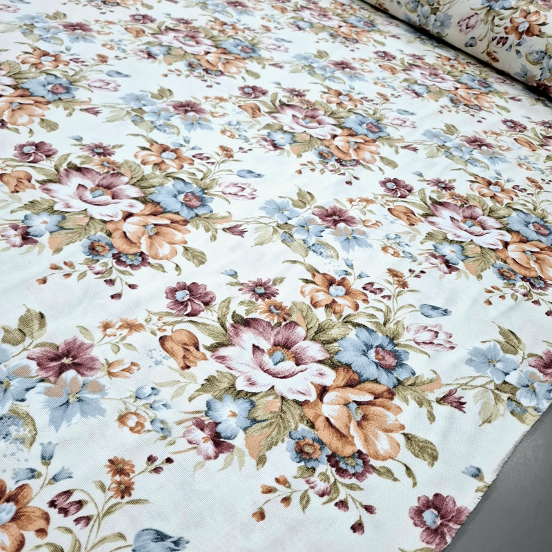 Скатертинна тканина з просоченням Весняні квіти конюшина 235767