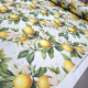 Скатертинна тканина з просоченням діджитал Квіти лимону 4321