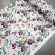Скатертинна тканина з просоченням діджитал Тюльпани фіолетовий 12311