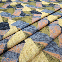 Тканина гобелен Калейдоскоп оливковий