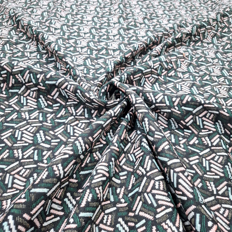 Тканина гобелен Місоні зелений 606291