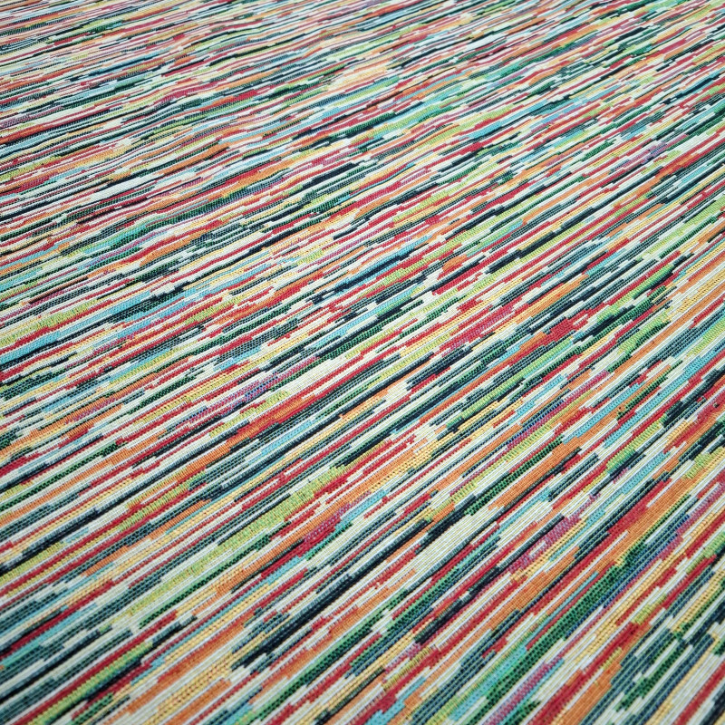 Тканина гобелен Штрих червоний 795291