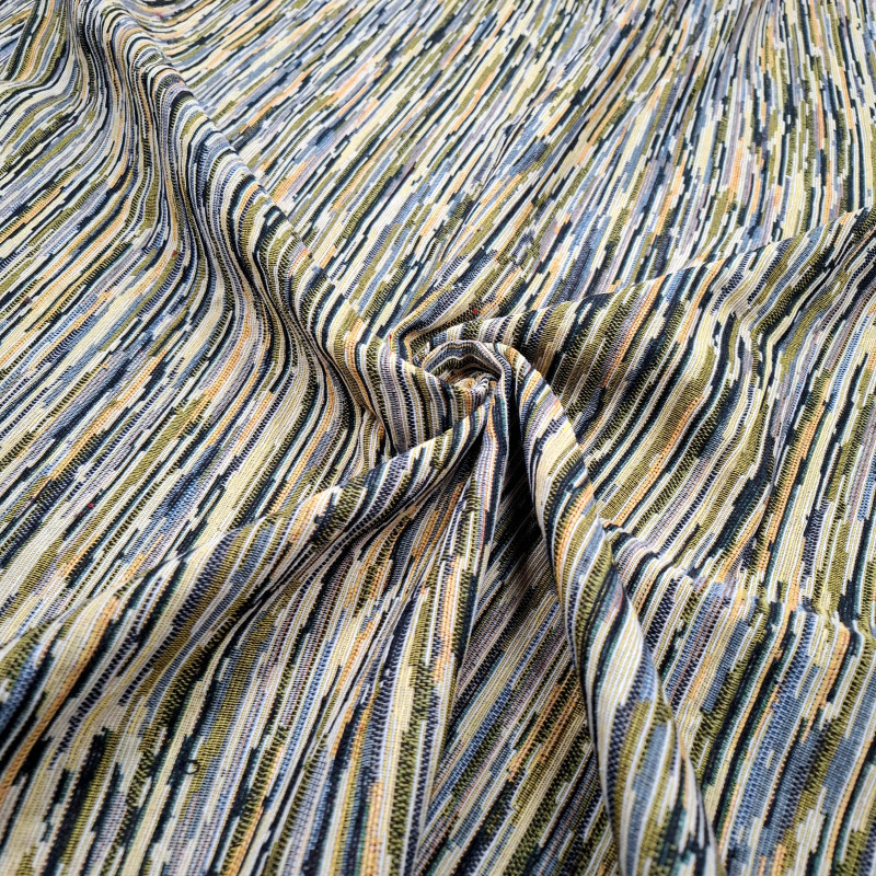 Тканина гобелен Штрих гірчичний 995291