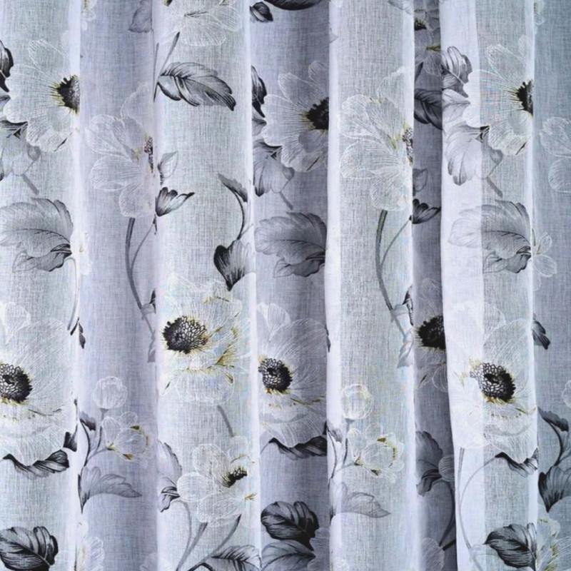 Готова тюль Кароліна сірий 300*270 см 30086768