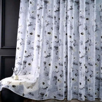 Готова тюль Кароліна сірий 300*270 см
