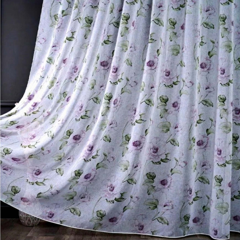 Готова тюль Кароліна бузковий 300*270 см 30085768