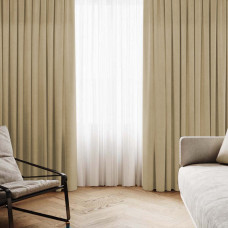 Комплект штор Даймонд пшеничний 300*270 см