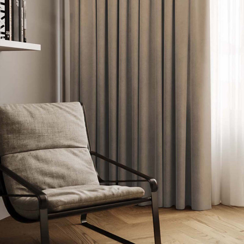 Комплект штор Даймонд капучино 150*270 см 1250314300