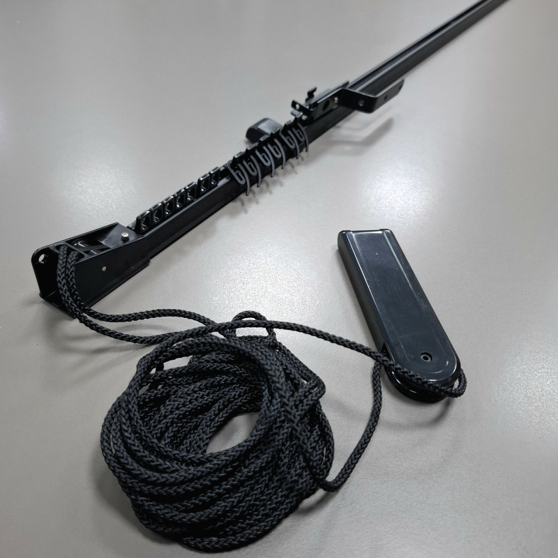 Потолочный карниз CKS на шнуровом управлении черный 150 см 171100