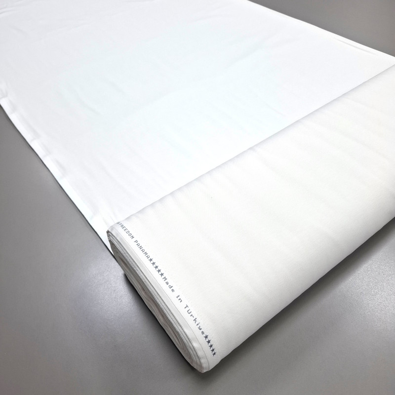 Скатертинна тканина з тефлоновим просоченням молочний 11583