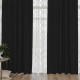 Комплект штор блекаут Ares чорний 150*270 см 3007768